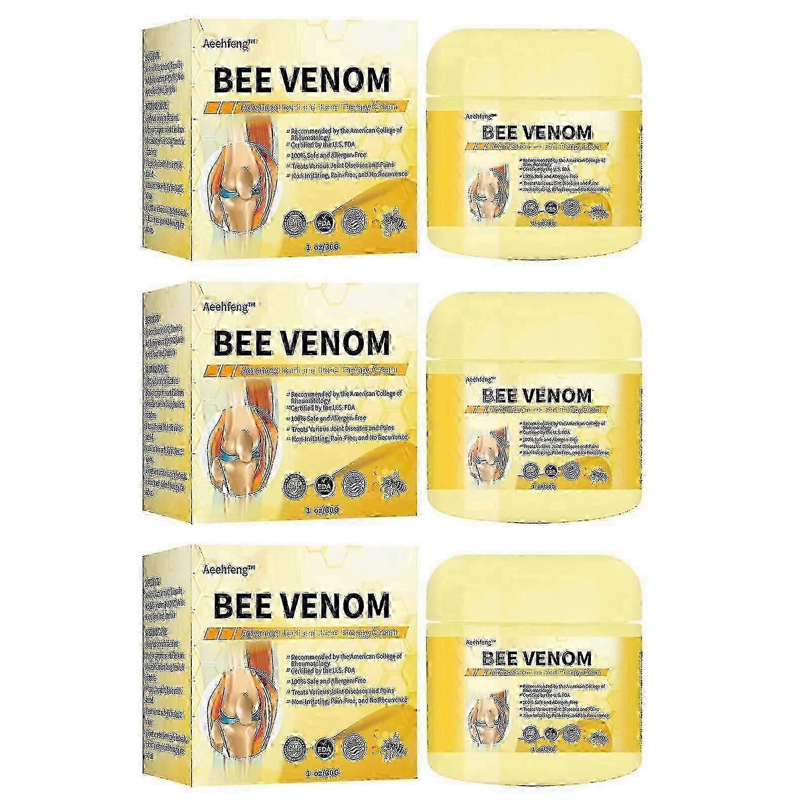 bee venom cream for external pain relief