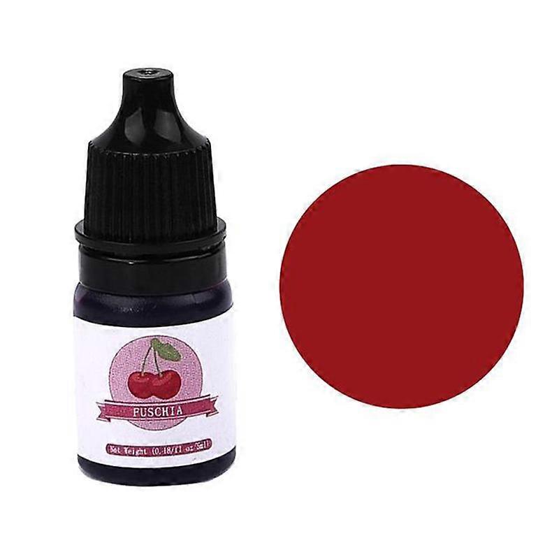 Epoxy Resin Color Dye Pigment 24 Colors Condensed Liquid Colorant with Frangrance Dropper Design for DIY Crafts 5ML