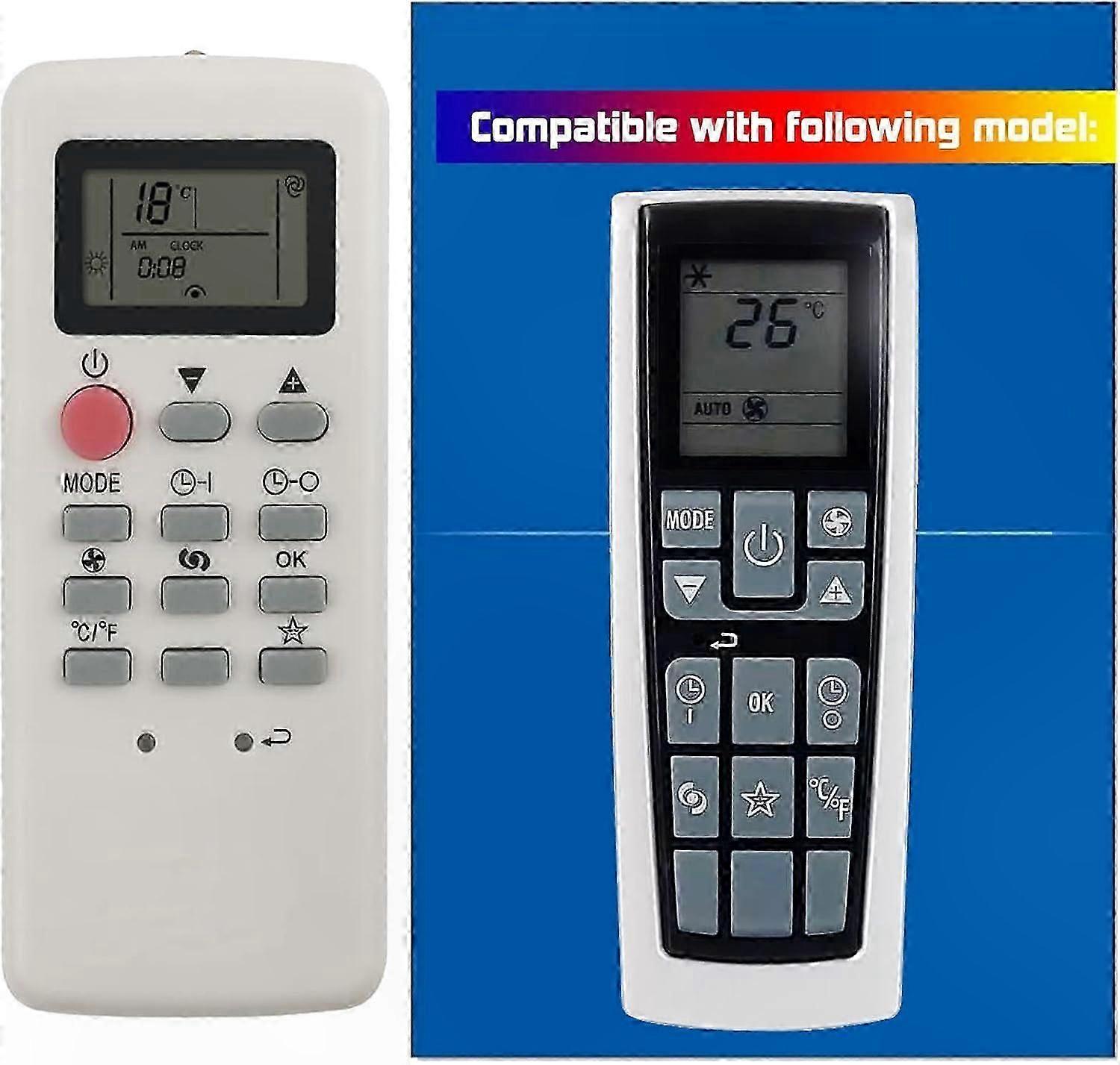 Replacement Remote Control for DELONGHI AC Models PACA120LE PACW120E PAC-WE125 PACAN125EKC PACW130E 5515110271 PACWE130 PACA130E PACA