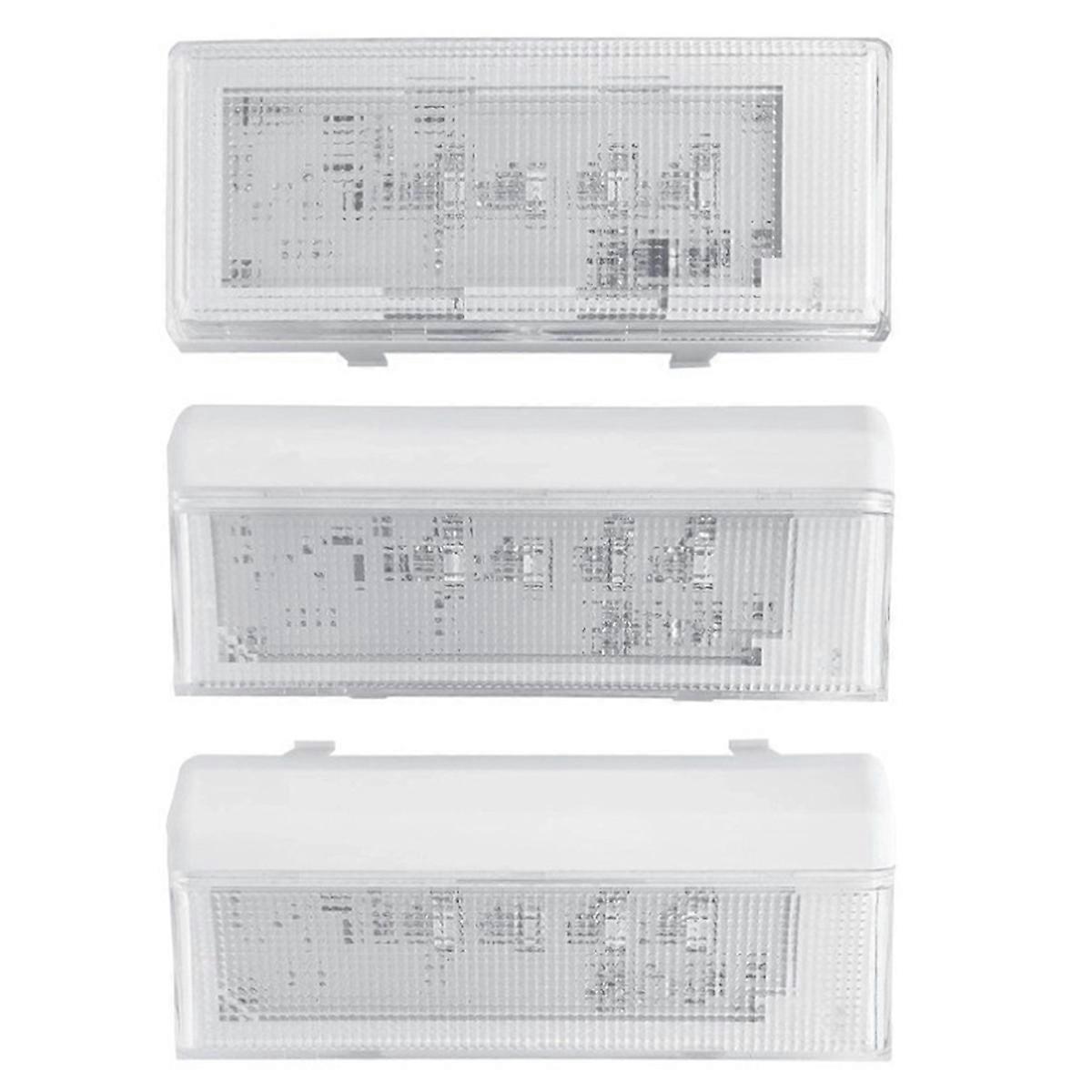 W10515058 & W10515057 Refrigerator 1 Ceiling & 2 Freezer Side LED Light Set for