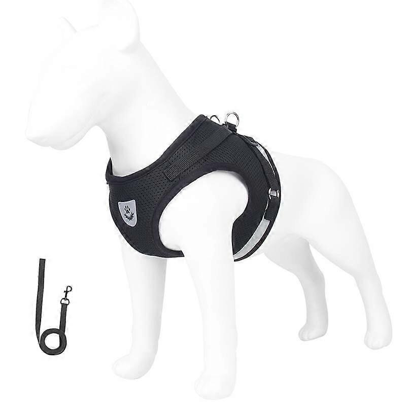 Small Dog Harness Leash Set No Pull Soft Mesh Pet Dog Reflective Vest Lead Puppy