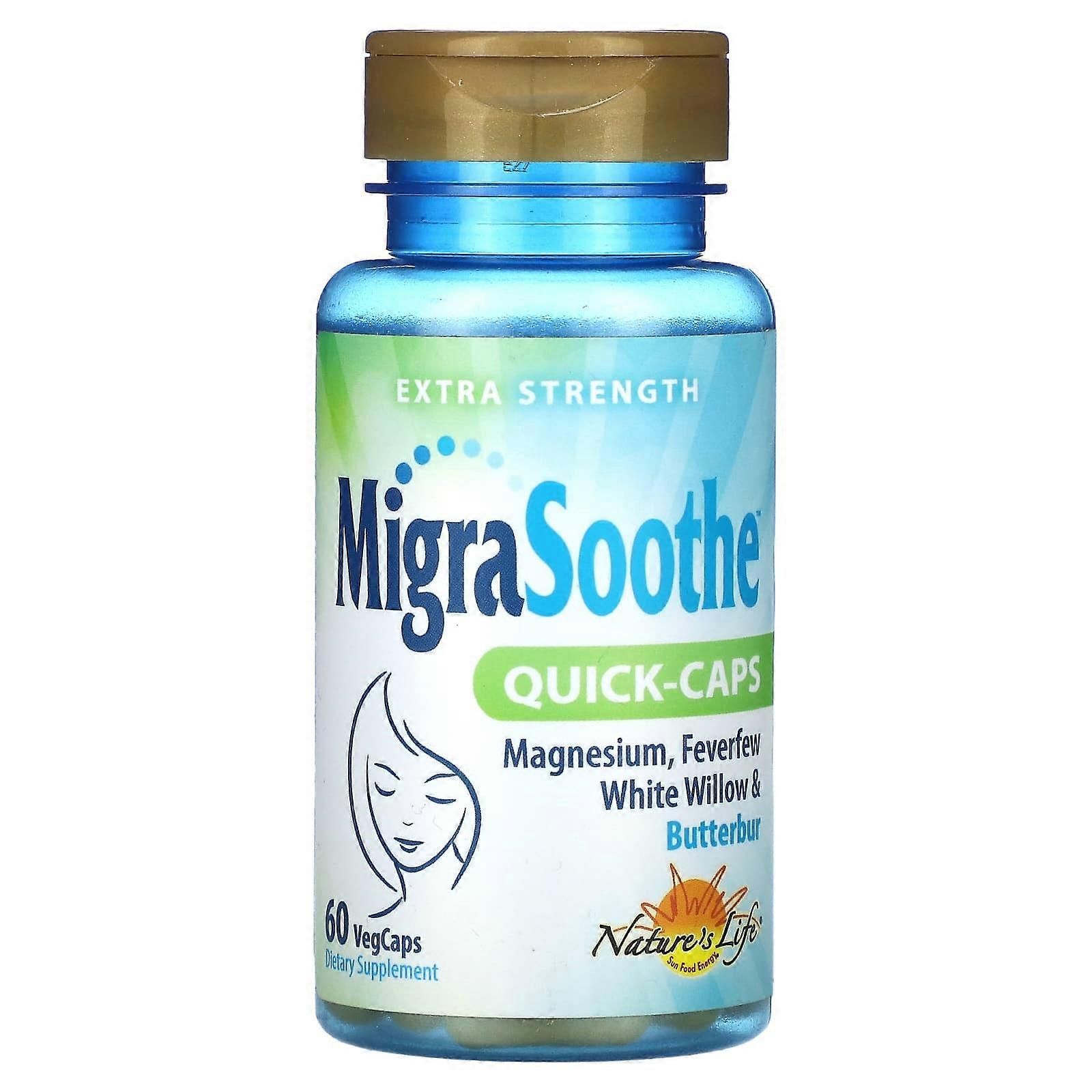 MigraSoothe, Quick-Caps, Extra Strength, 60 VegCaps