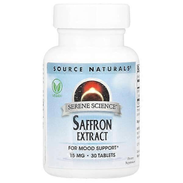 Source Naturals, Saffron Extract , 15 mg, 30 Tablets