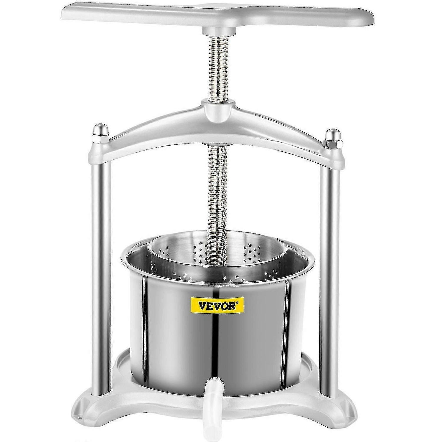 Fruit Wine Press Juice Press For Cider Vegetables Cheese Tinctures 3 L