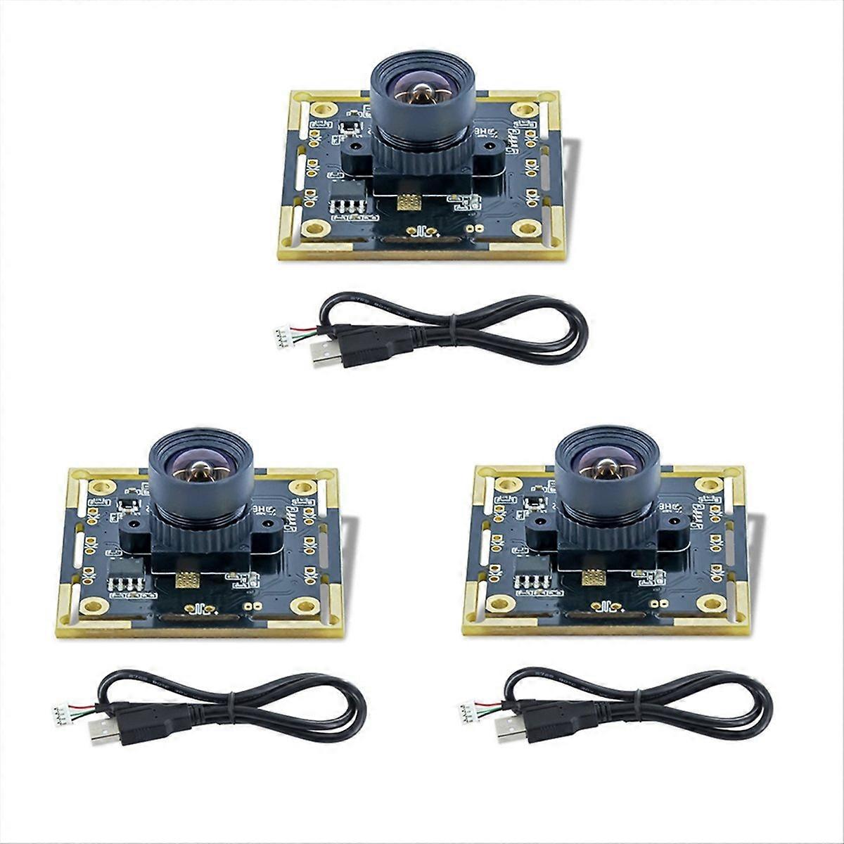 3Pcs 100 Degree Camera Module with 0.5 Meter Cable for WinXP/7/8/10