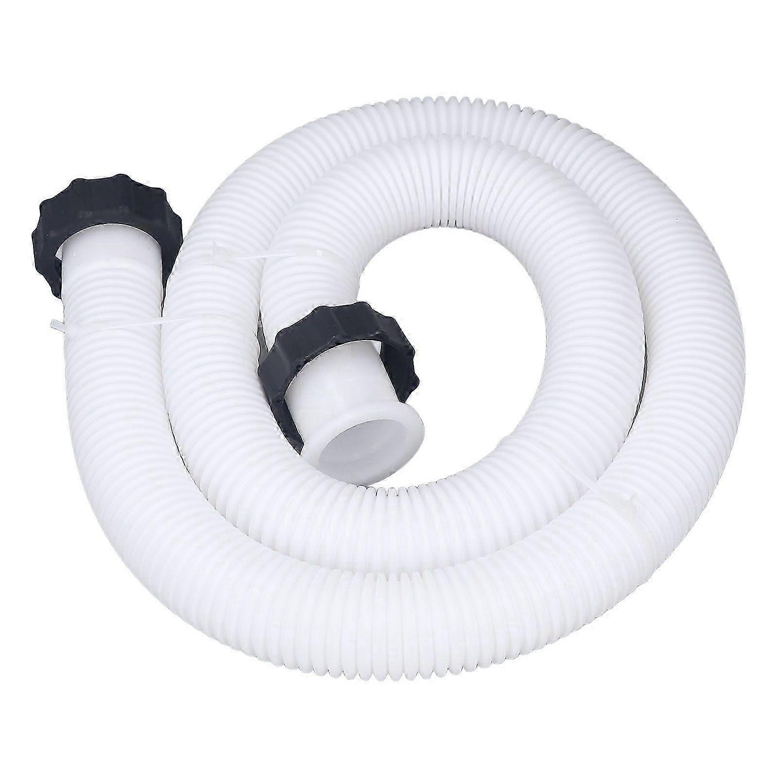 Pool Pump Replacement Hose for 1.5in Diameter Replacement Pool Hose for Above Ground Pools White