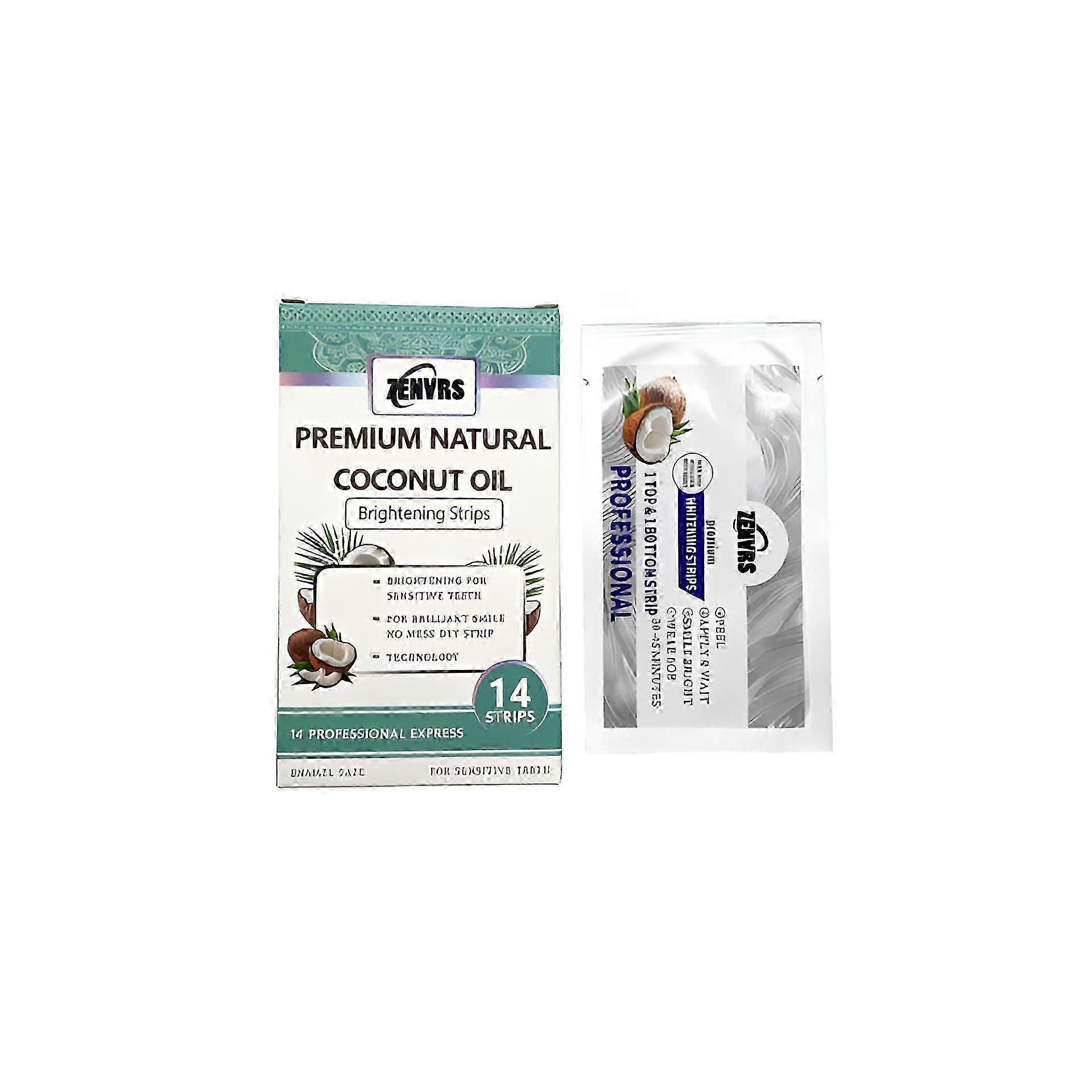 Teeth Whitening Strips, 14Pcs Teeth Whitener Strips, Non-Slip Dry Strip Technology, Efficient Removes Coffee, Wine & Smoking Stains for a Brighter Smi