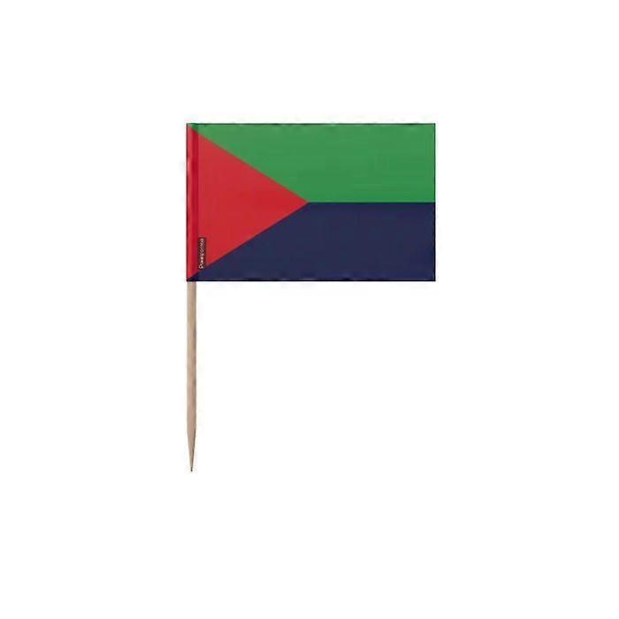 Toothpicks - Martinique - 6.5 cm - 100 pieces - Adhesive plastic - Bamboo stick