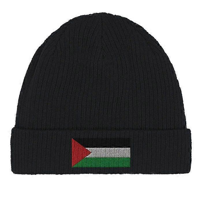 Palestine Flag Cap in Black