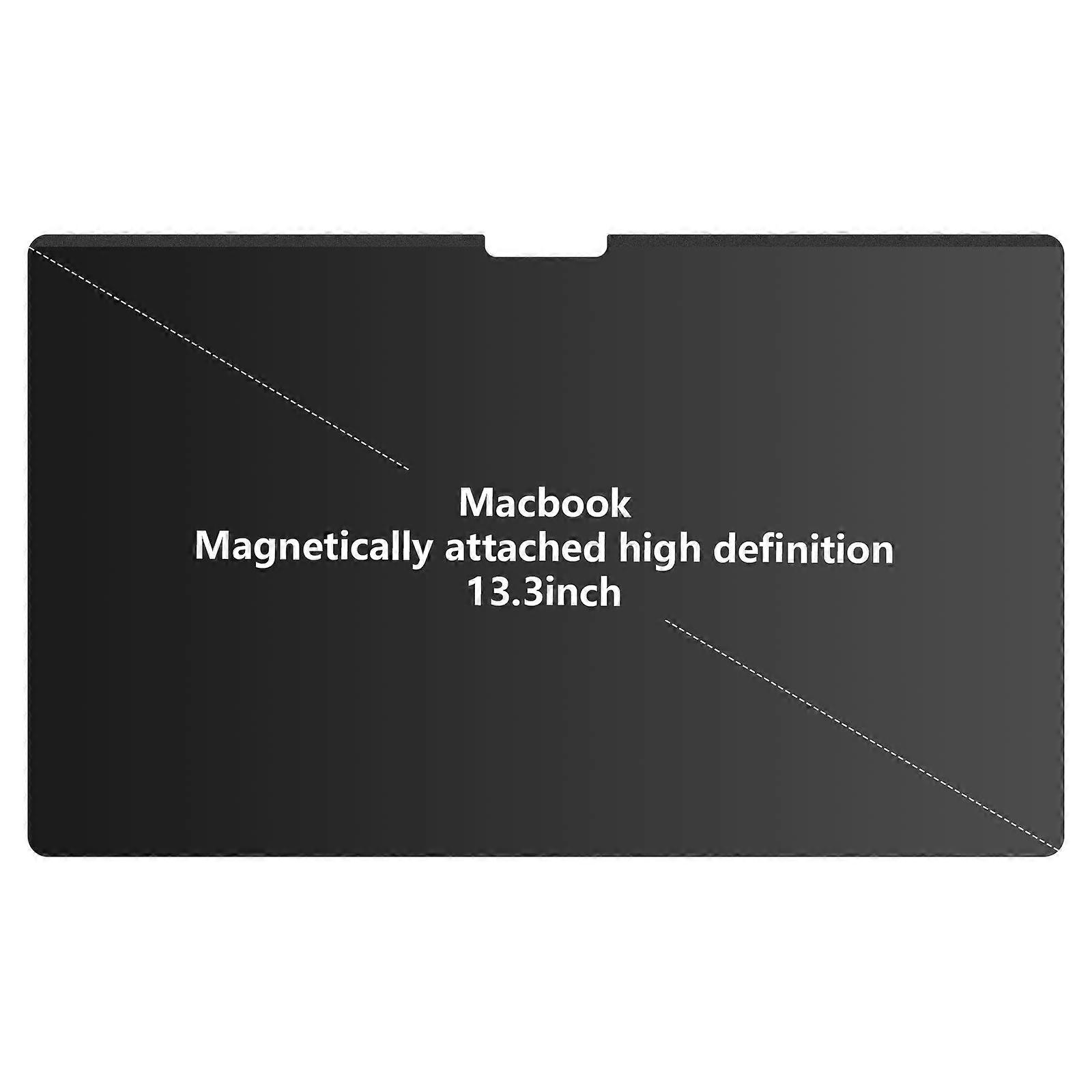 Cut Magnetic Screen For Laptops 9H Glass Dust Bubble Film Multicolor