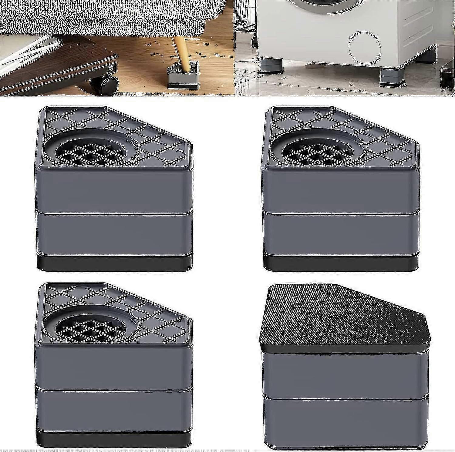 Anti Vibration Pads For Washing Machine, 4 Pcs Washer & Dryer Shock And Noise Cancelling Feet Pads