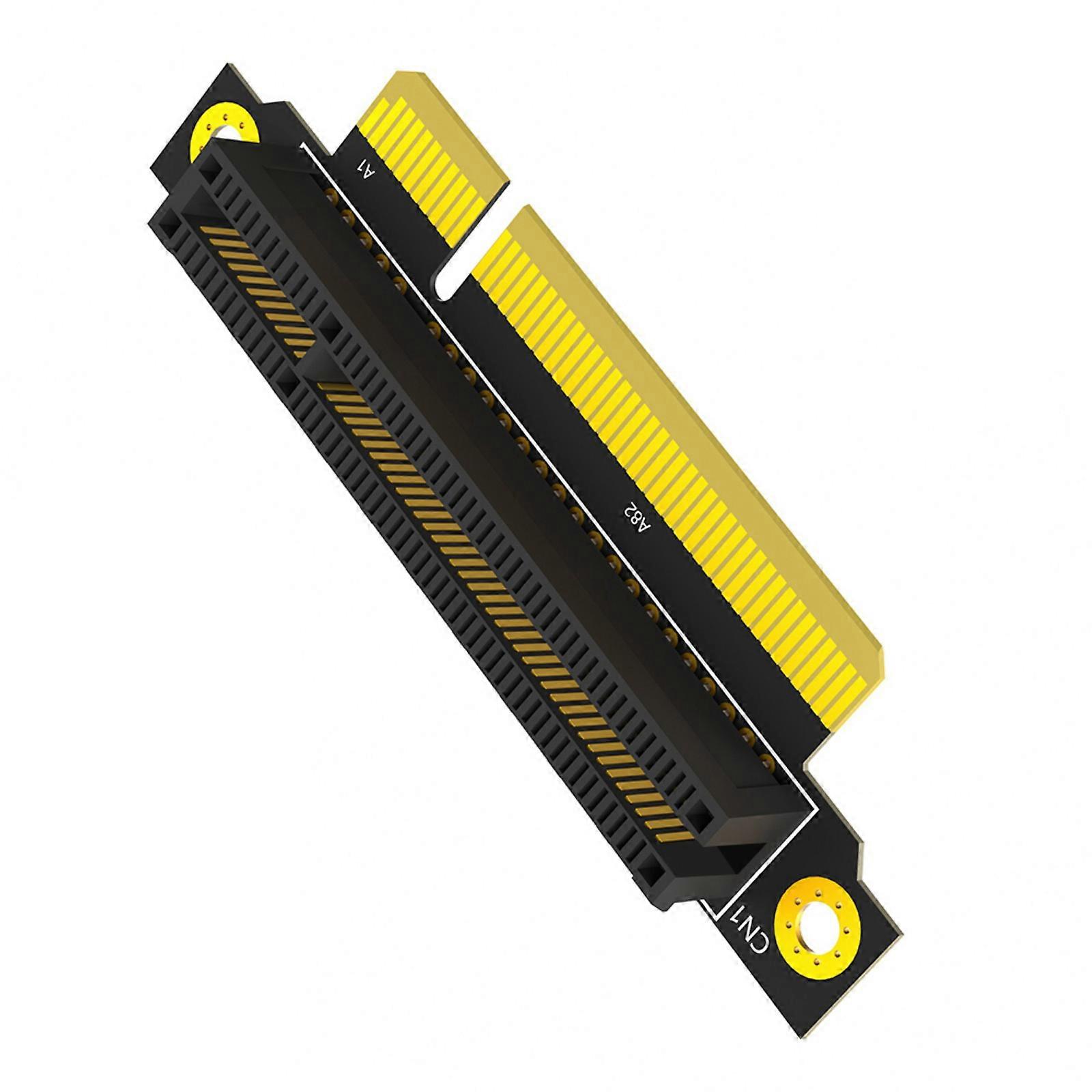 20mm PCIE X8 Risers Card 90 Degree Adapters Card PCIE Extenders Extension Card for 1U Small Computer Servers Case Multicolor