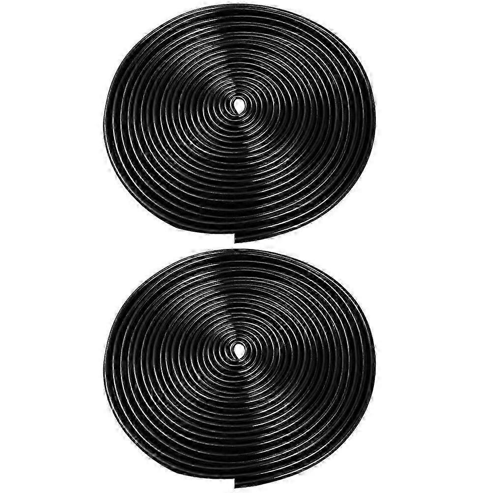 Auto door edge guards 2pcs, rubber strips for vehicle protection