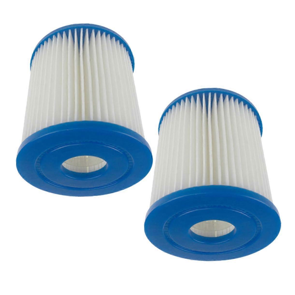 Pool Filter Replacement Cartridge 2Pack for Inflatable Spas and Swimming Pools, Micro Particle Trap Filtration