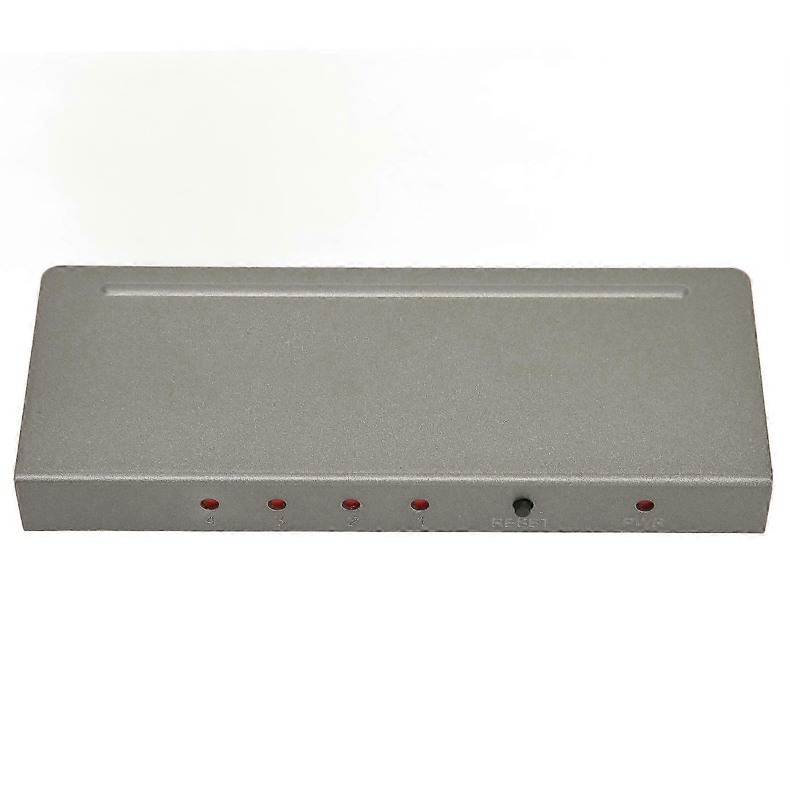 HD Multimedia Interface Splitter 4K 1 in 4 Out Support 3D 1080P Video Distributor Duplicator 100?240V UK Plug