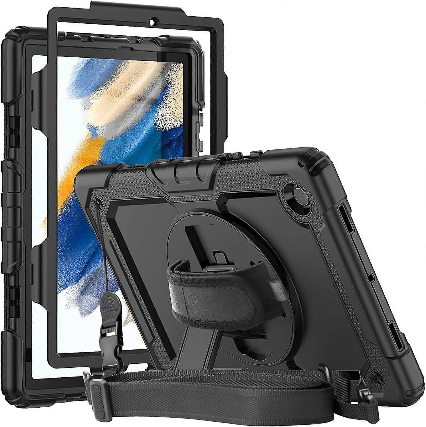 Compatible with Samsung Galaxy Tab A8 Case 10.5 Inch 2022 SM-X200/SM-X205/SM-X207 with Screen Protector Pencil Holder | Heavy
