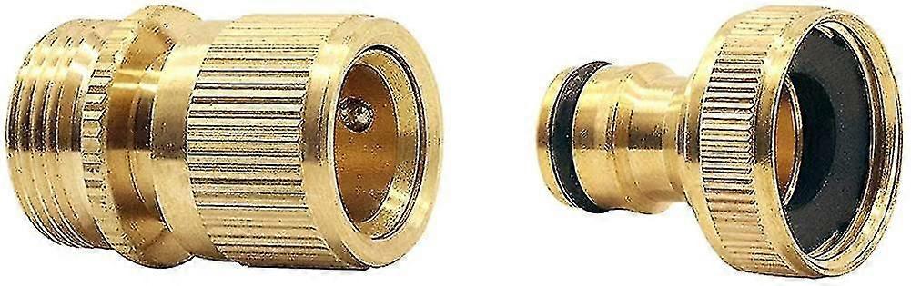 Hageslange Rask kobling Solid Messing Rask Kobling Hage Slange Montering Vann