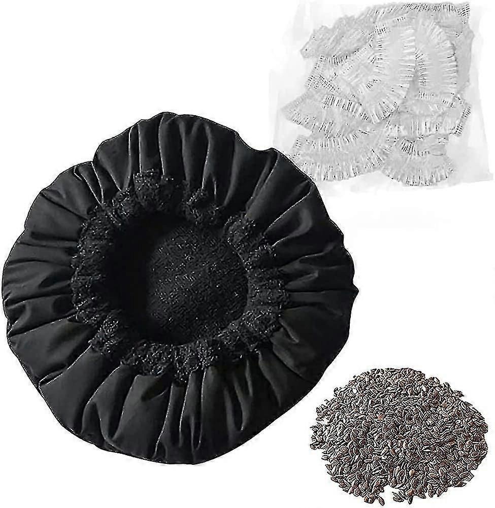 غطاء حراري عميق للتكييف للعناية بالشعر مع 10 قبعات دش يمكن التخلص منها