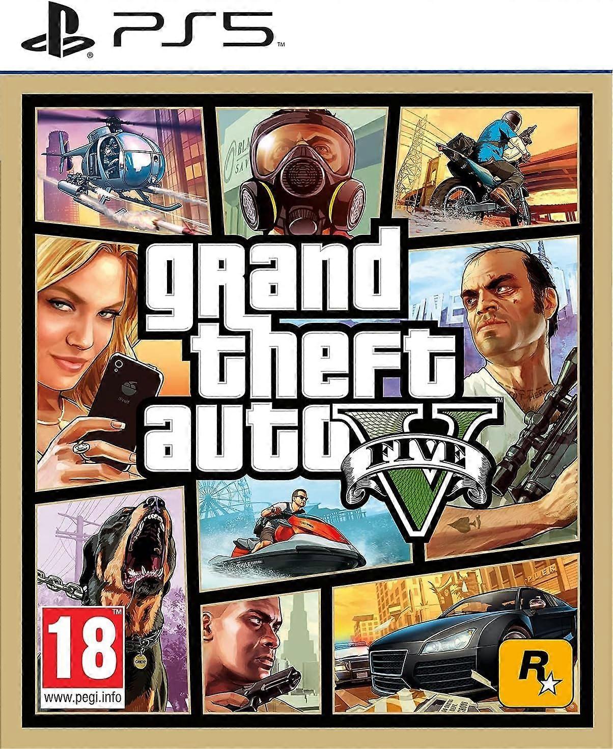 Grand Theft Auto V (5) PS5 Game (German Box)