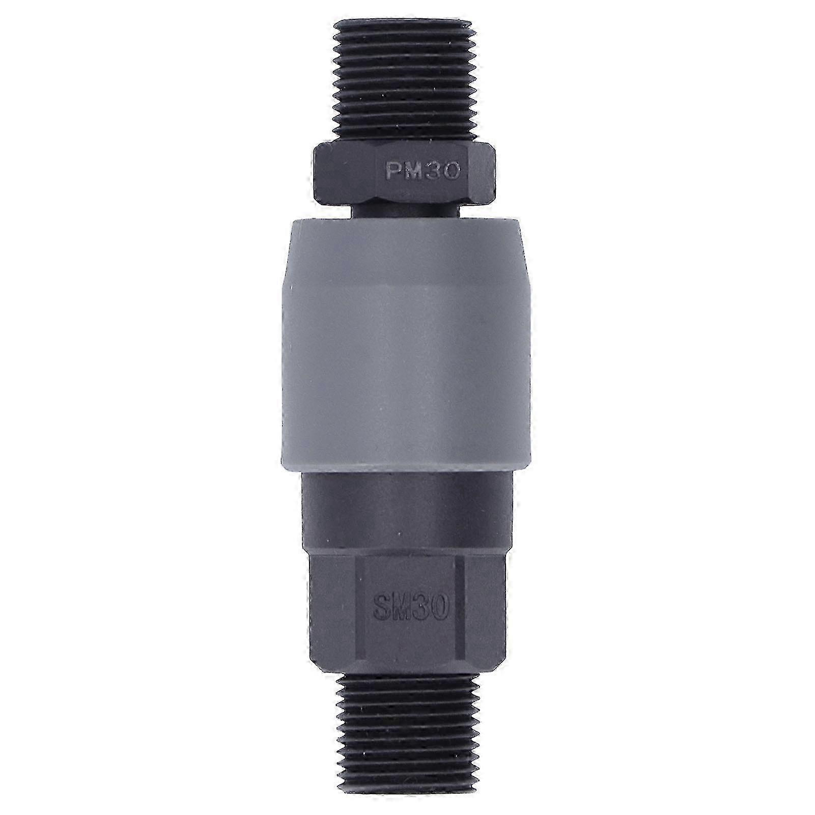 C Type Pneumatic Quick Connector Plastic Steel Self Locking Air Connector for PU Pipe