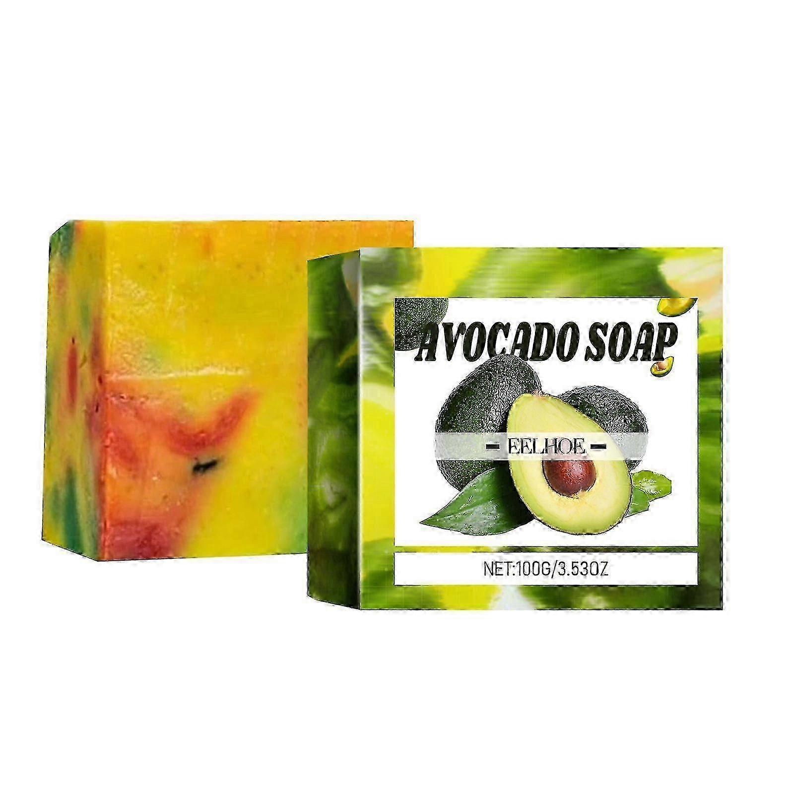 Avocado Moisturizing Body Soap - Nourishing, Cleansing Refreshing For Soft Skin - 100g