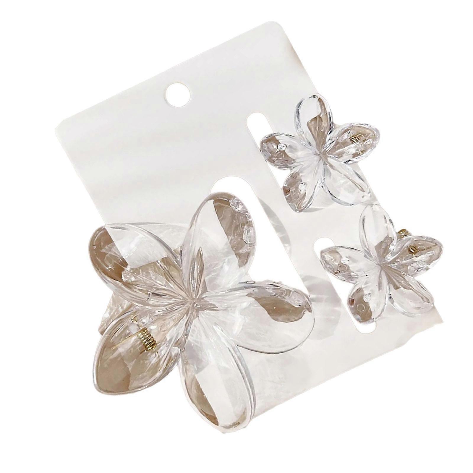 Contemporary Flower Claw Clip Hair Accessory Multiple Styles Secure Clasp For Updos Braids Exercise Styling Multicolor