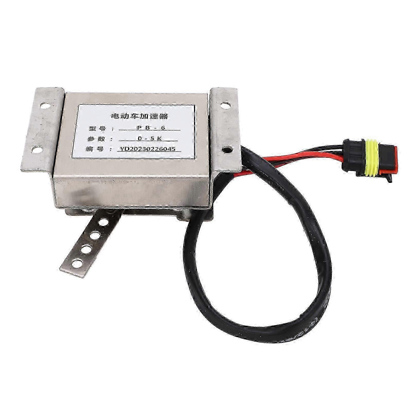 PB6 YD?006 Type Throttle Resistive Accelerator 0?5K Resistance Throttle Controller Replacement for Curtis Golf Cart Potentiometer