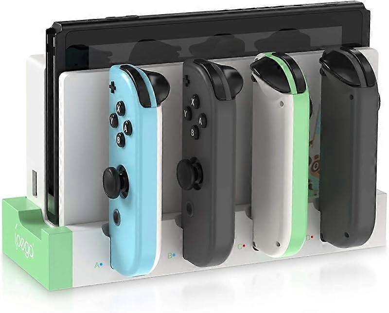 Joycon Charging Dock Station for compatible with Nintendo Switch & OLED - Charges Up To 4 Controllers, Compatible with Switch and Switch OLED Model