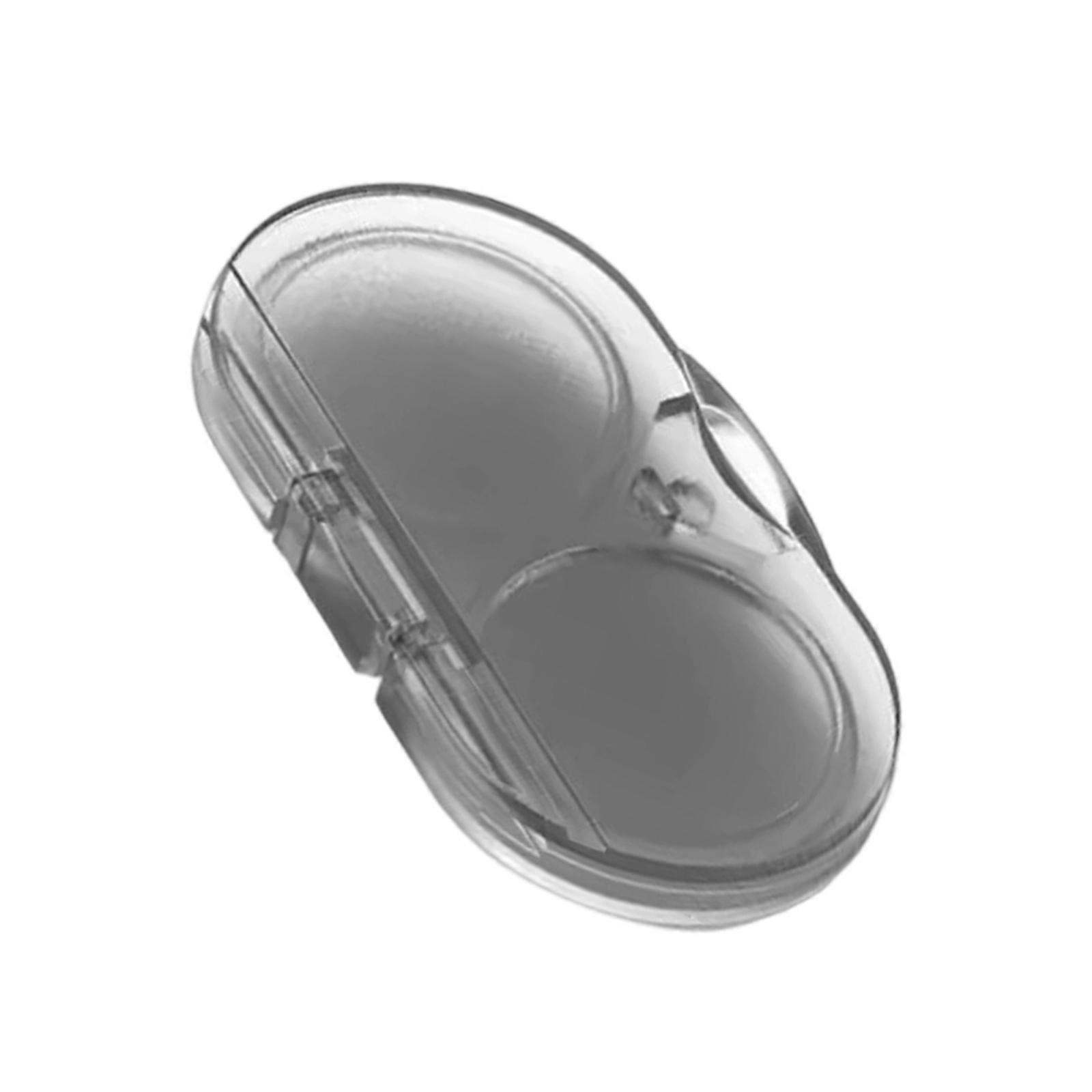 Protective Rear Camera Cover Flip Design Anti Agent Anti Fingerprint ABS Lens Protector Secure Snap Closures for 16/16plus  Transparent color