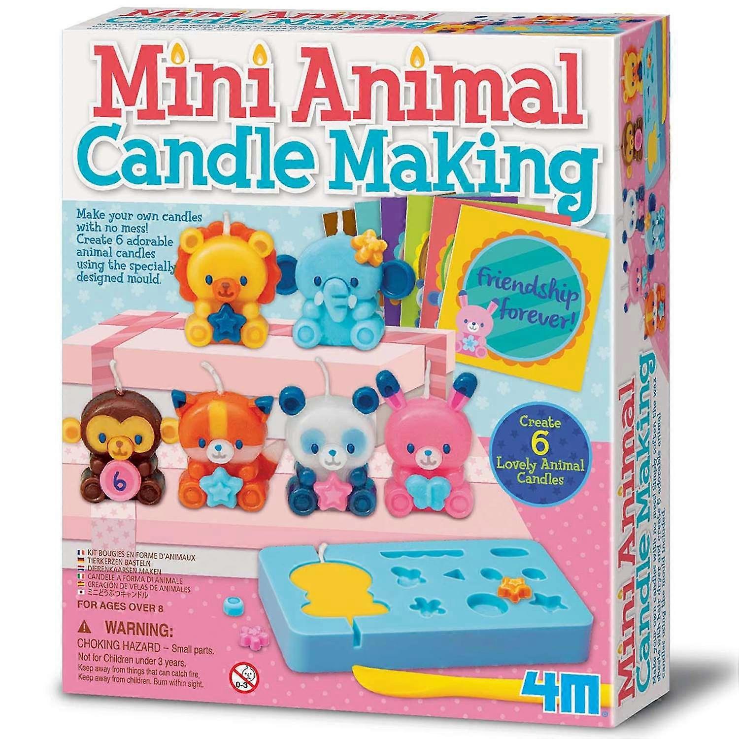 4M Mini Animal Candle Making – Multi-Coloured