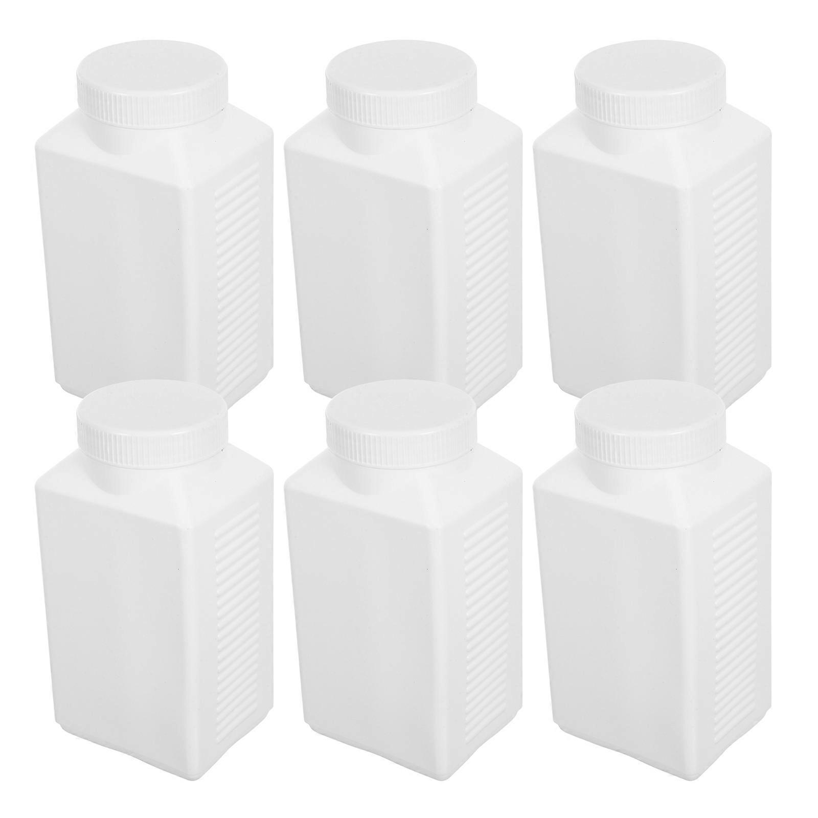 Plastic Bottles for Storage Chemical Reagent Bottle Lab Plastic 6Pcs