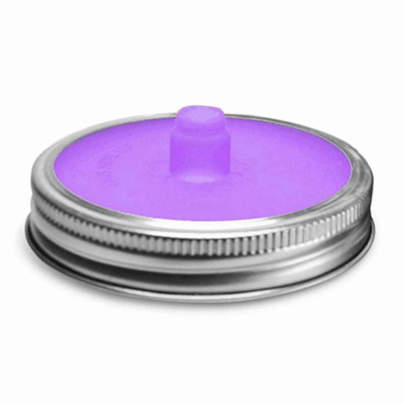 Fermentation Lid for Regular Mouth Mason Jars, Airtight & Leak-Proof with Pour Spout, Compatible with Fermenting Kit, Purple