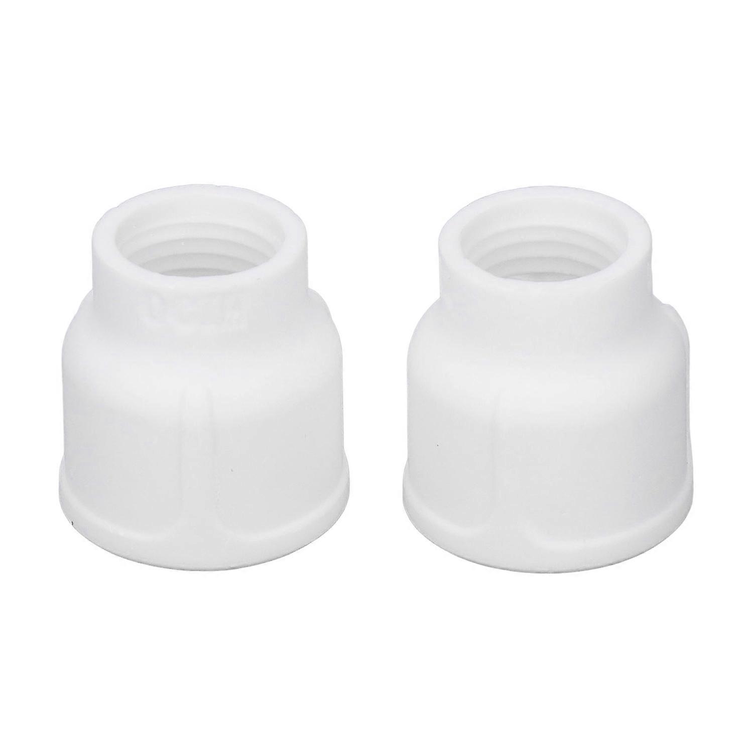 2Pcs Tig Welding Cups White Ceramic Welding Torch Cup Ceramic Nozzle Accessory Kit for DB SR WP 9 20