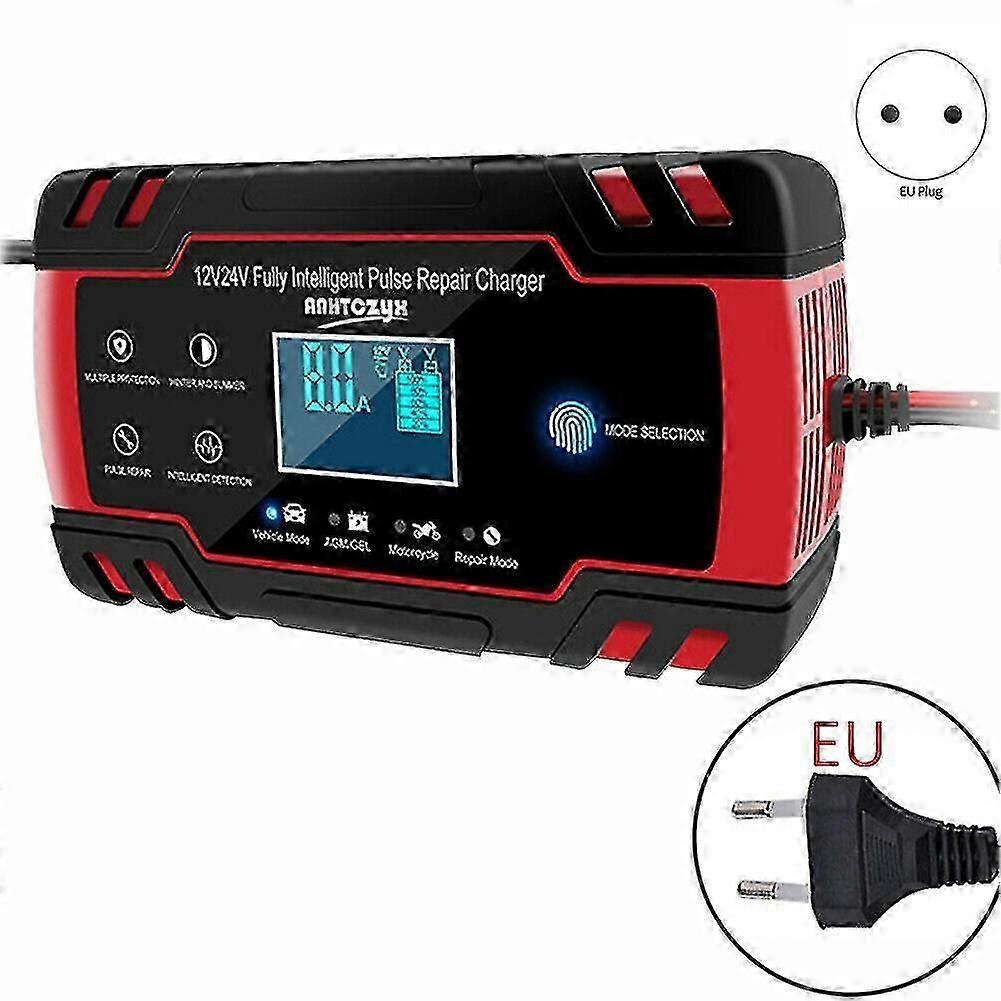 Carro Jump Starter Emergência 12V/24V Power Bank Carregador de Bateria com Display LCD Eu Plug (haoyi)