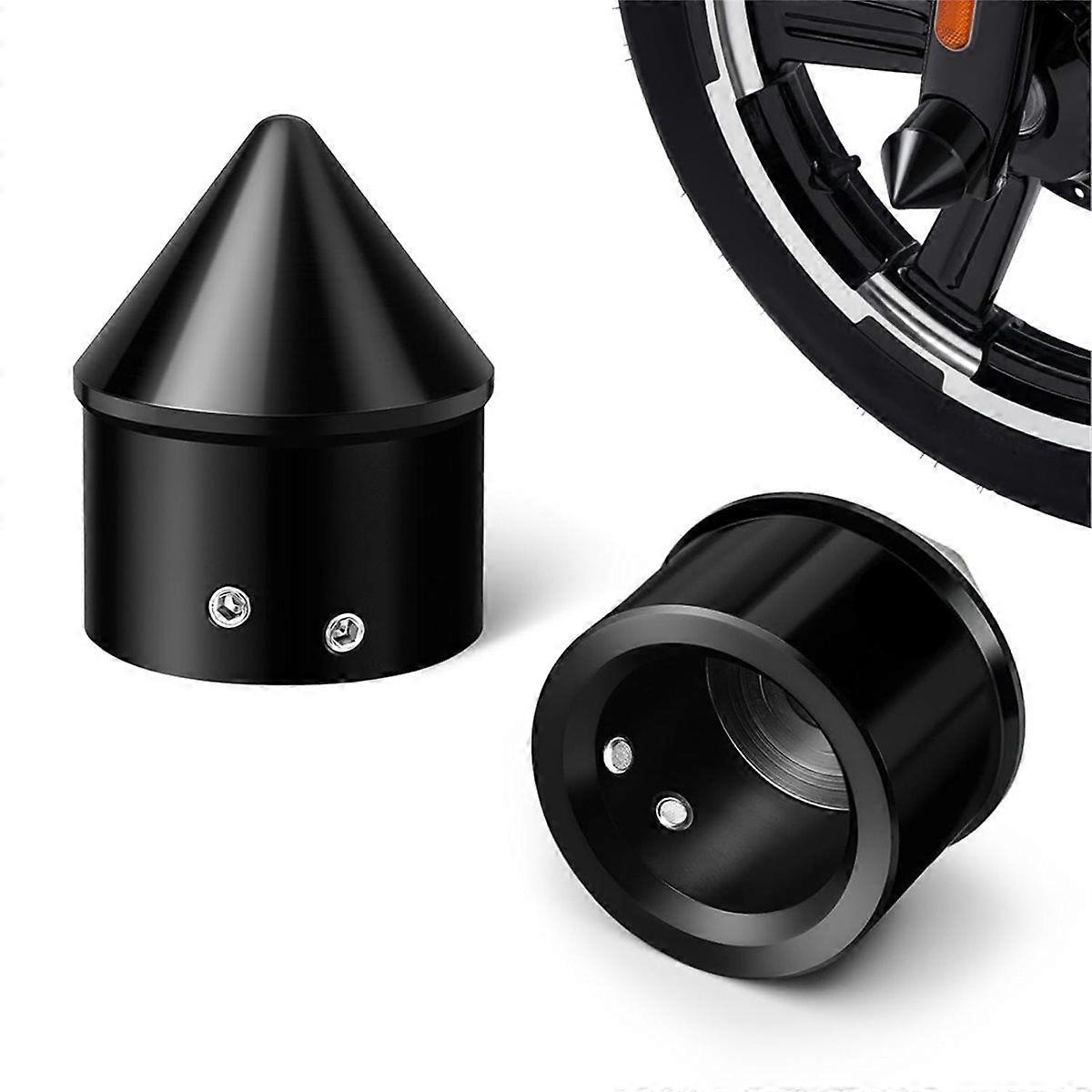 Front Axle Nut Covers for ,CNC Axle Nut Caps for Touring// Dyna/Trike Glide 2008-Later