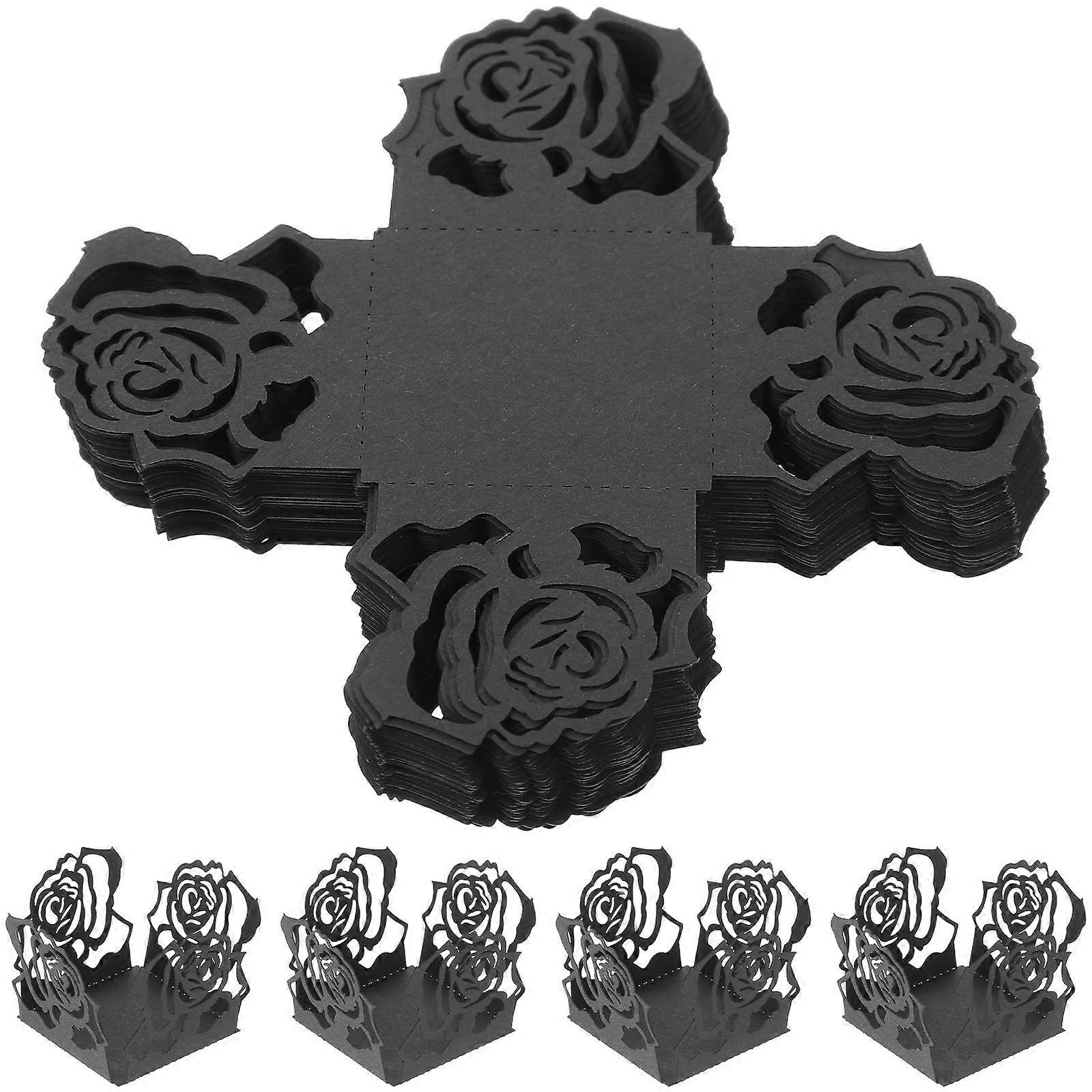 Chocolate Wrappers Paper Hollow Design for Packaging 150Pcs