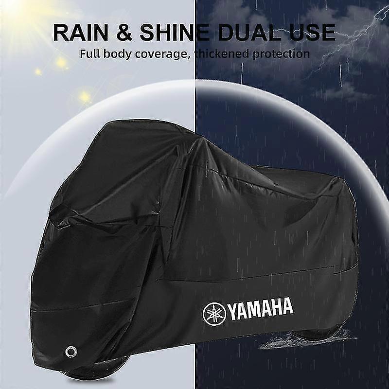 Capa de motocicleta à prova d'água para todas as estações com proteção UV e à prova de poeira para Yamaha R1 R3 R25 MT-07 MT-09