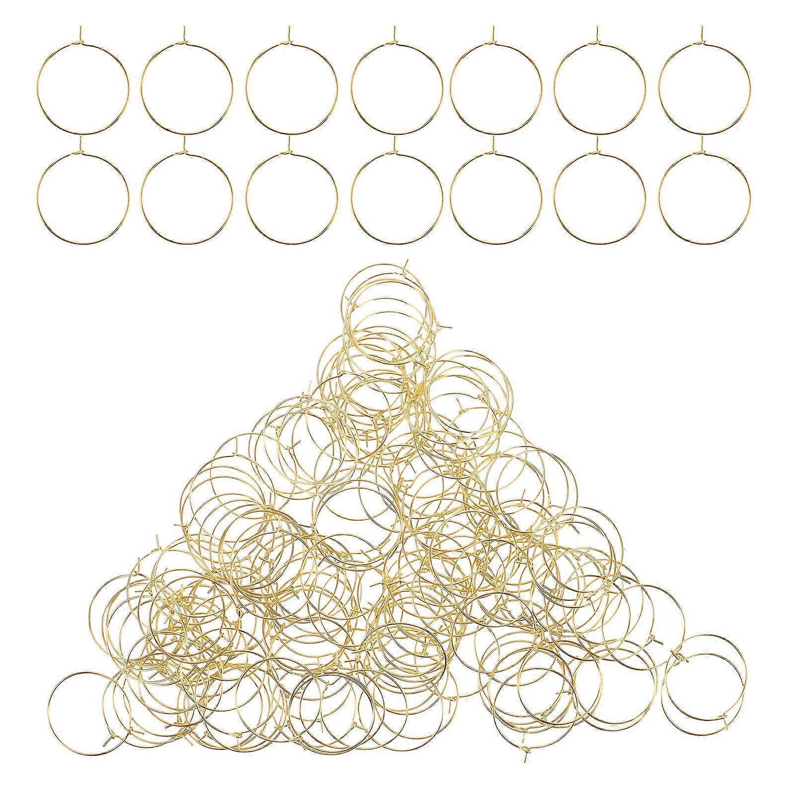 150Pcs DIY Wine Cup Pendants Identifiers For Wedding Decorations In Round Material Marking