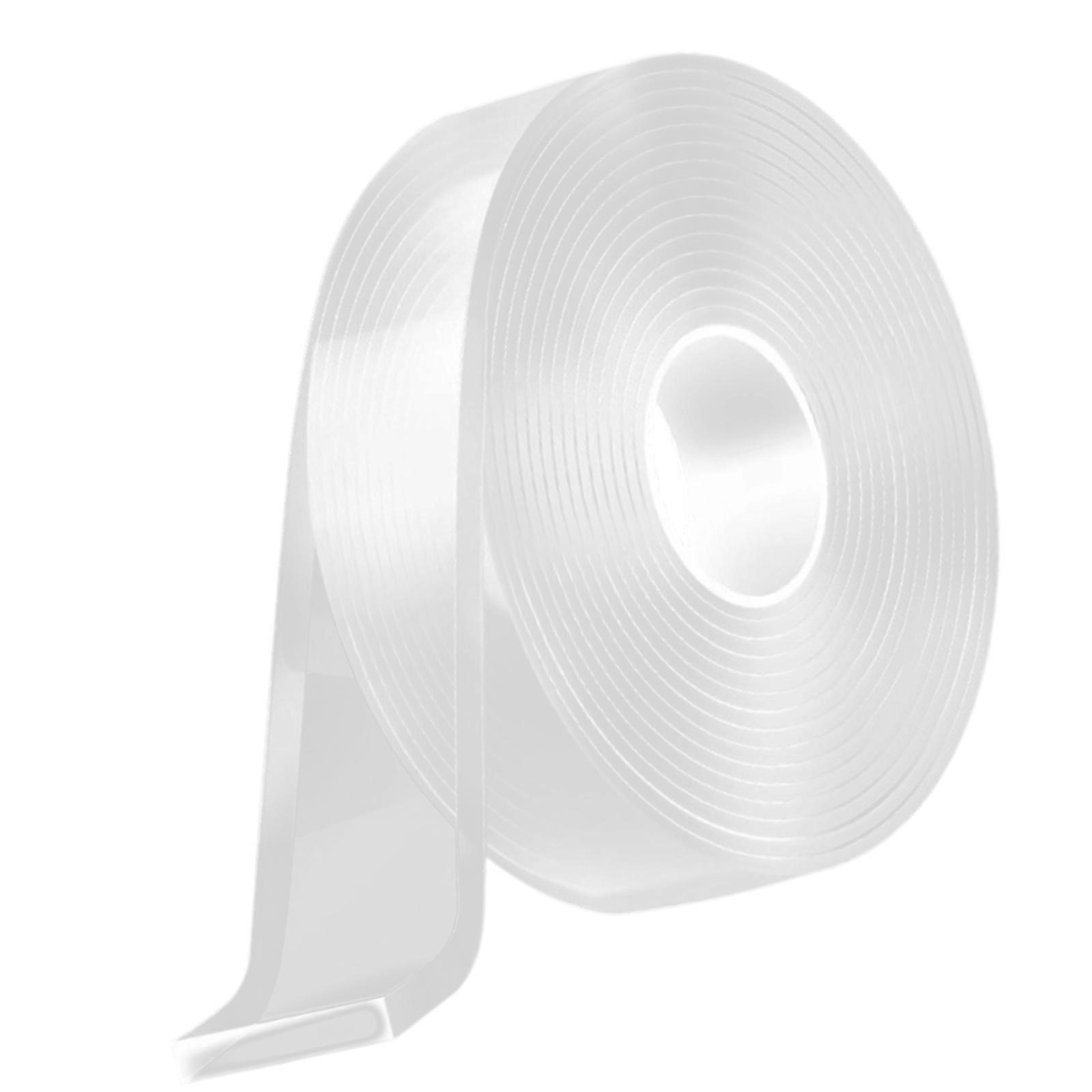 30mm Width Cuttable Tape Double Sided Fine Tape High Observability Recyclable Adhesive Tape for Office and Home Fixing  2