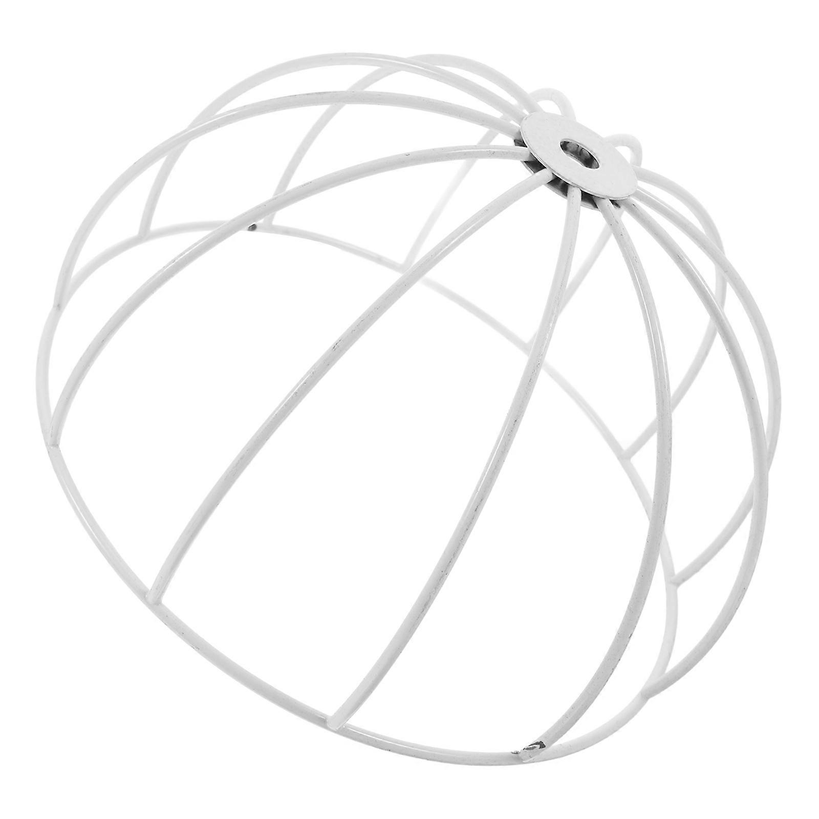 Retro Lamp Shade Decorative Lamp Shade Metal Guard Replacement Lampshade Iron Lampshade Frame Circular Hanging Pendant Home Decor 1Pack