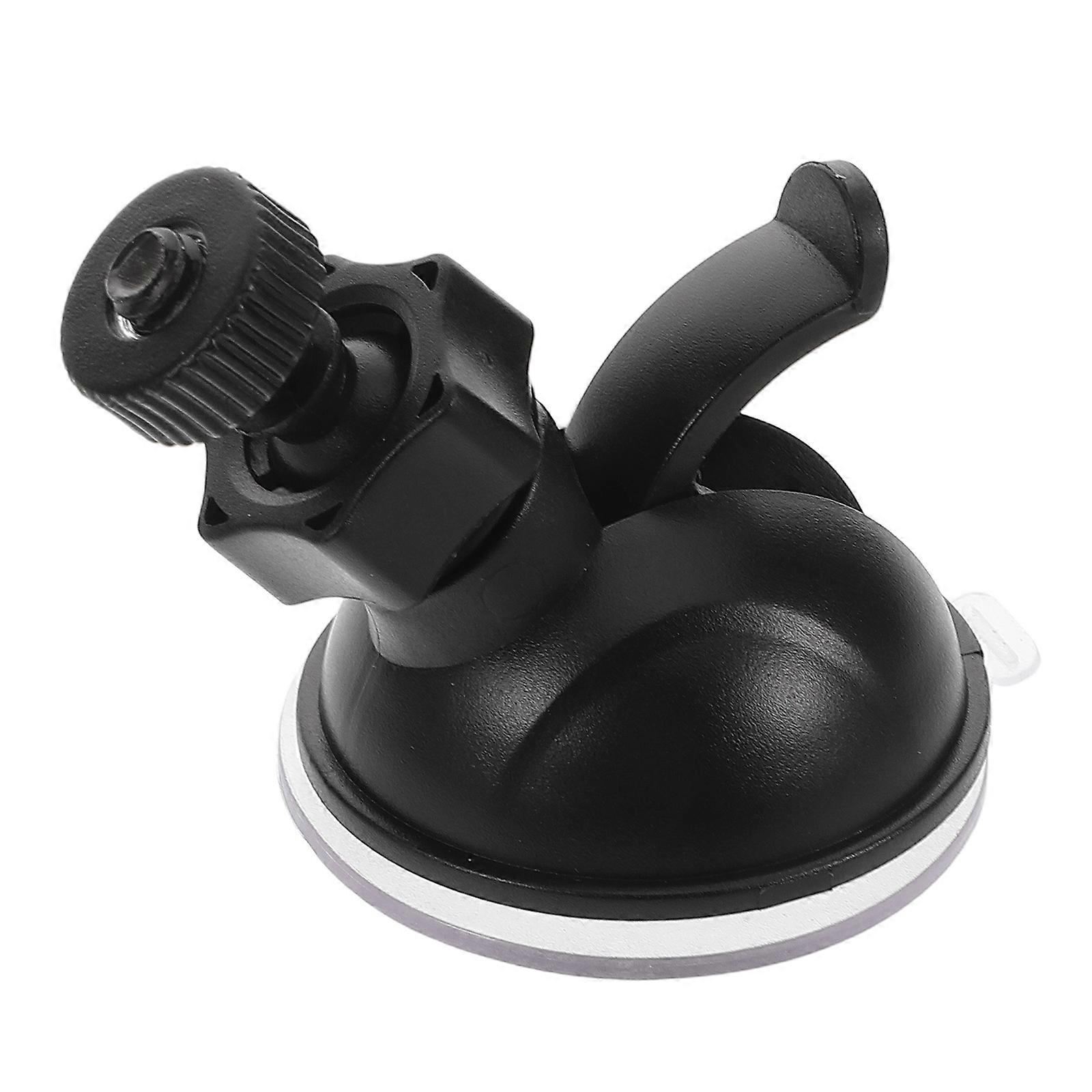 Black Car Camera Holder with Mini Ball Bracket Suction Cup Mount