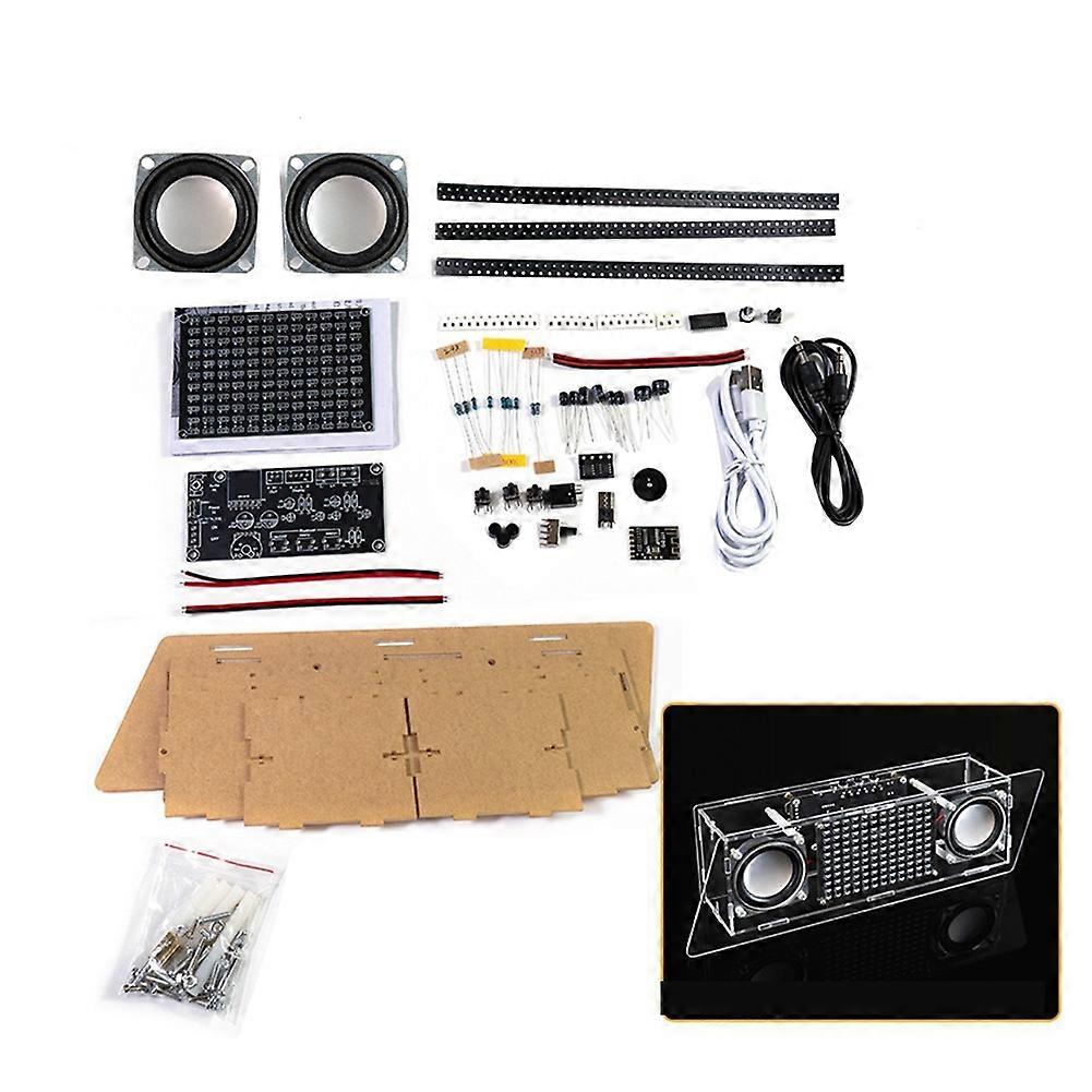Dual-Channel Multi-Function Bluetooth Audio Assembly DIY Electronic Kit MP3 Speaker Welding Parts
