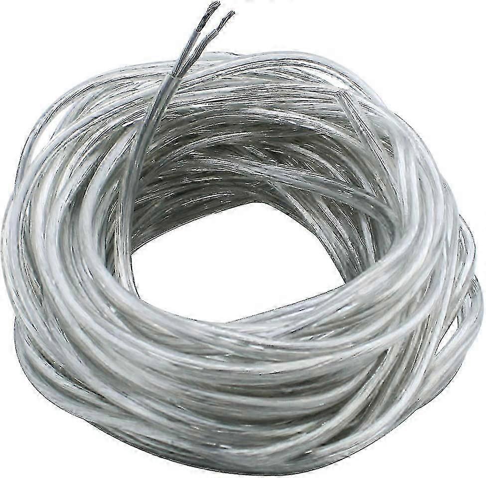 10 Meter Transparent Wire 2 Core Electrical Wire Pvc Flexible Cable 075mm 5a