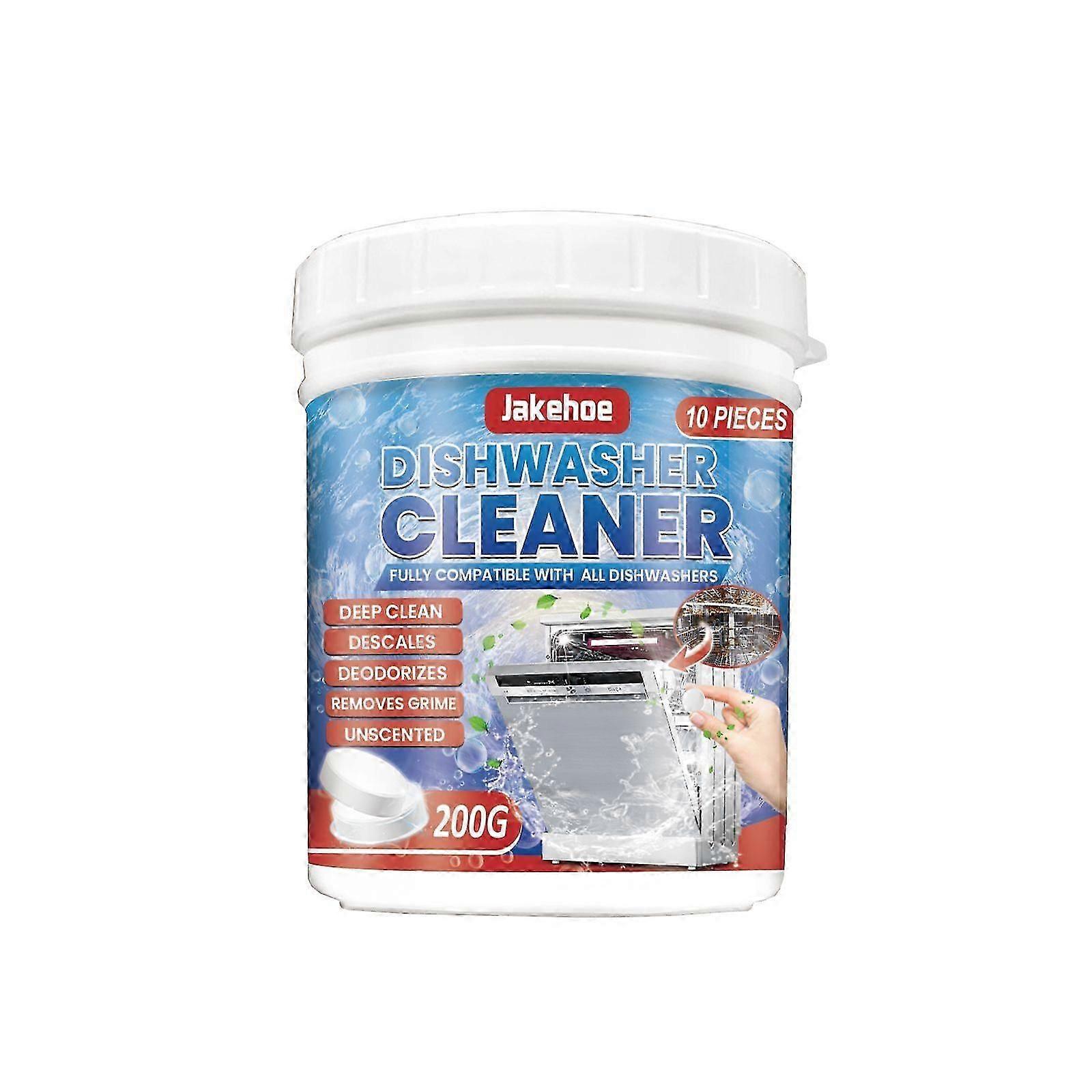 dishwasher cleaning tablets contain baking soda, lemon extract, bioenzyme