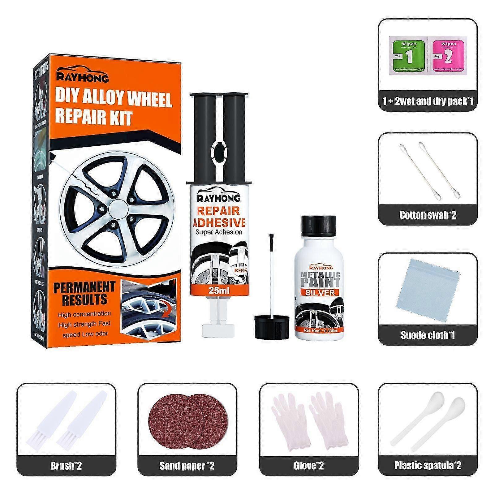 wheel hub repair kit contains epoxy resin and epoxy curing agent