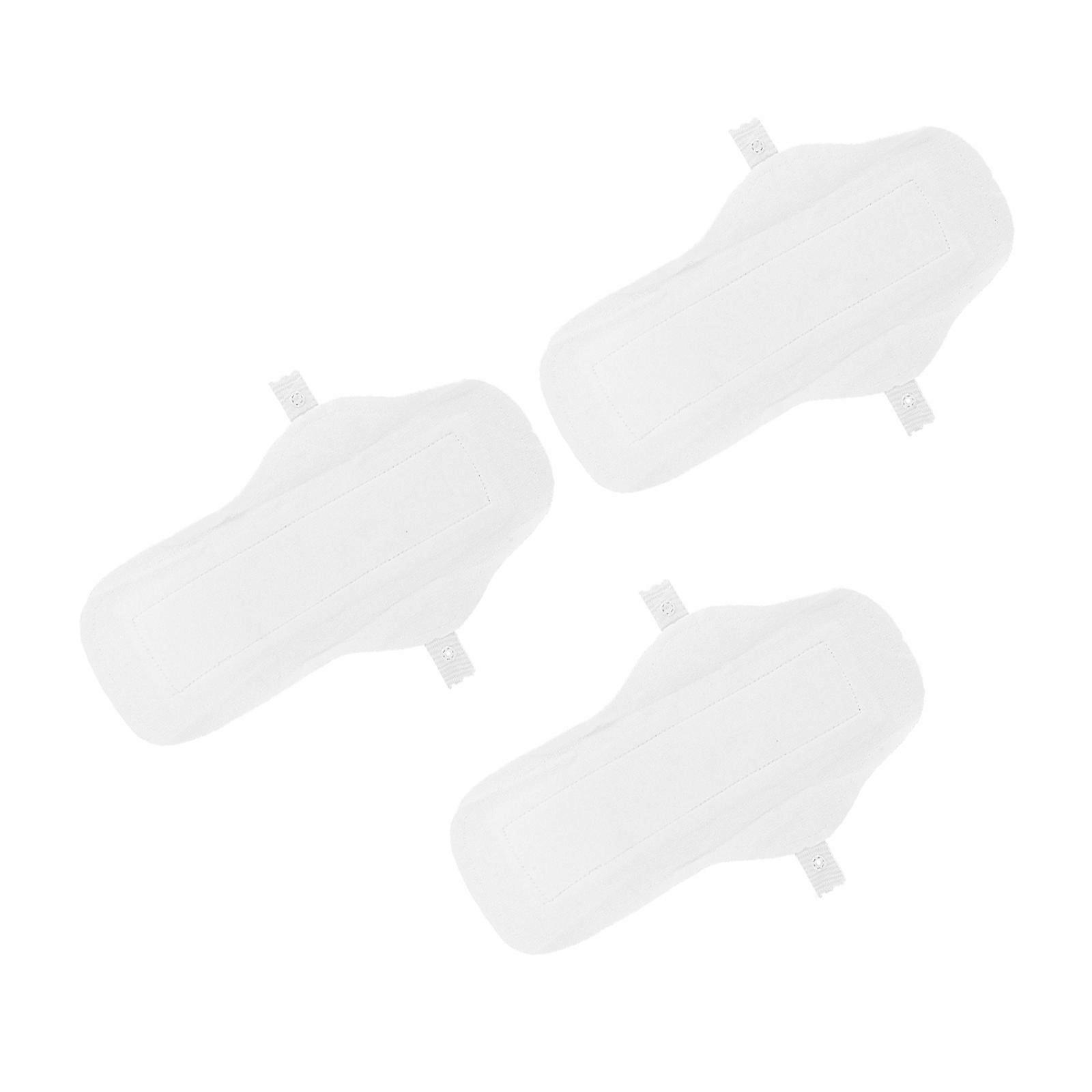 3pcs waschbare Menstruations-Wattepads Damenbinden bequeme Menstruationsbinden