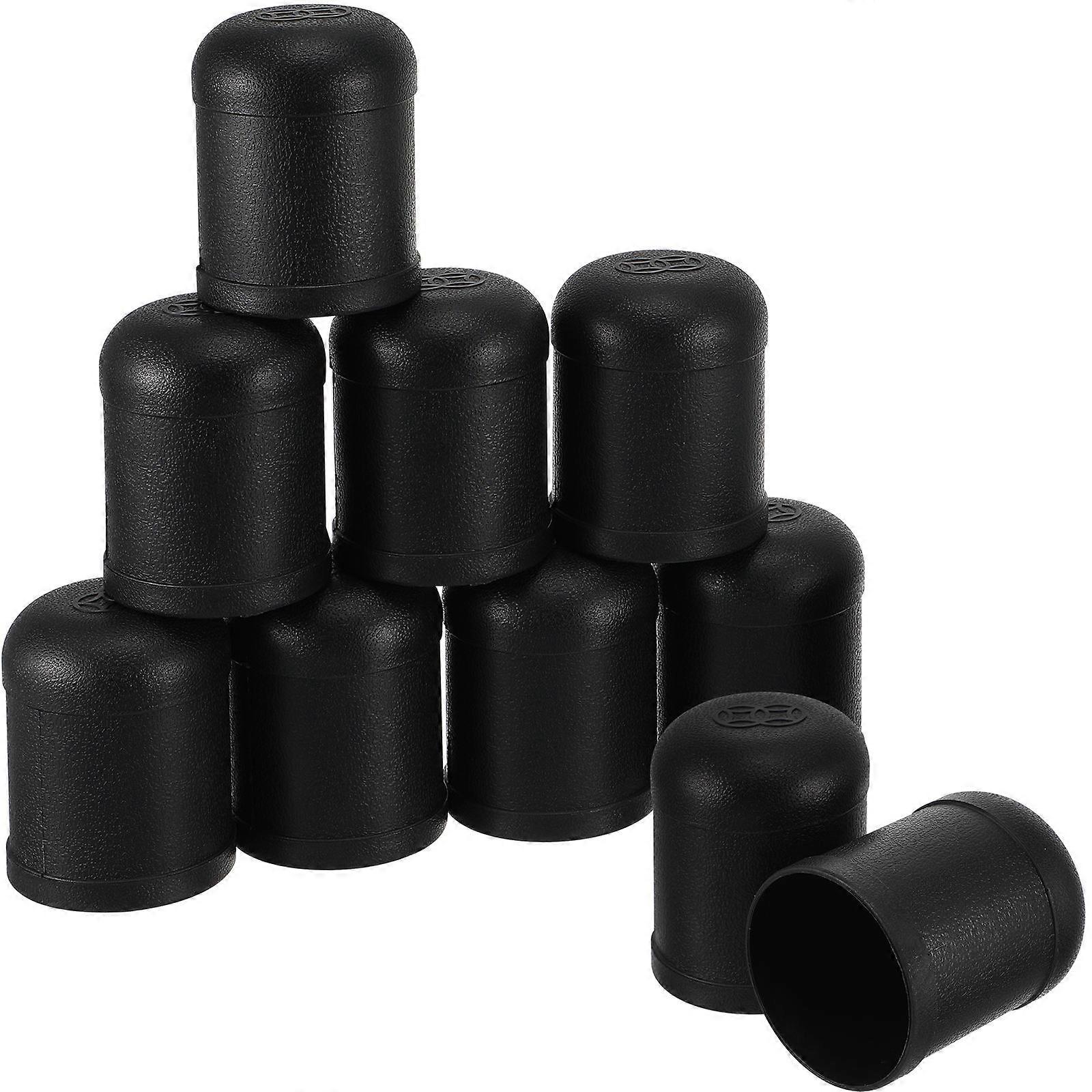 10PCS Game Use Dice Cup Black Cylindrical Dice Box Plastic Funny Dice Box KTV Game Tool