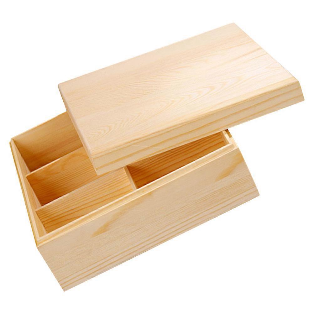 Tea Bag Organizer Solid Wood Kitchen Storage Box for Home Use