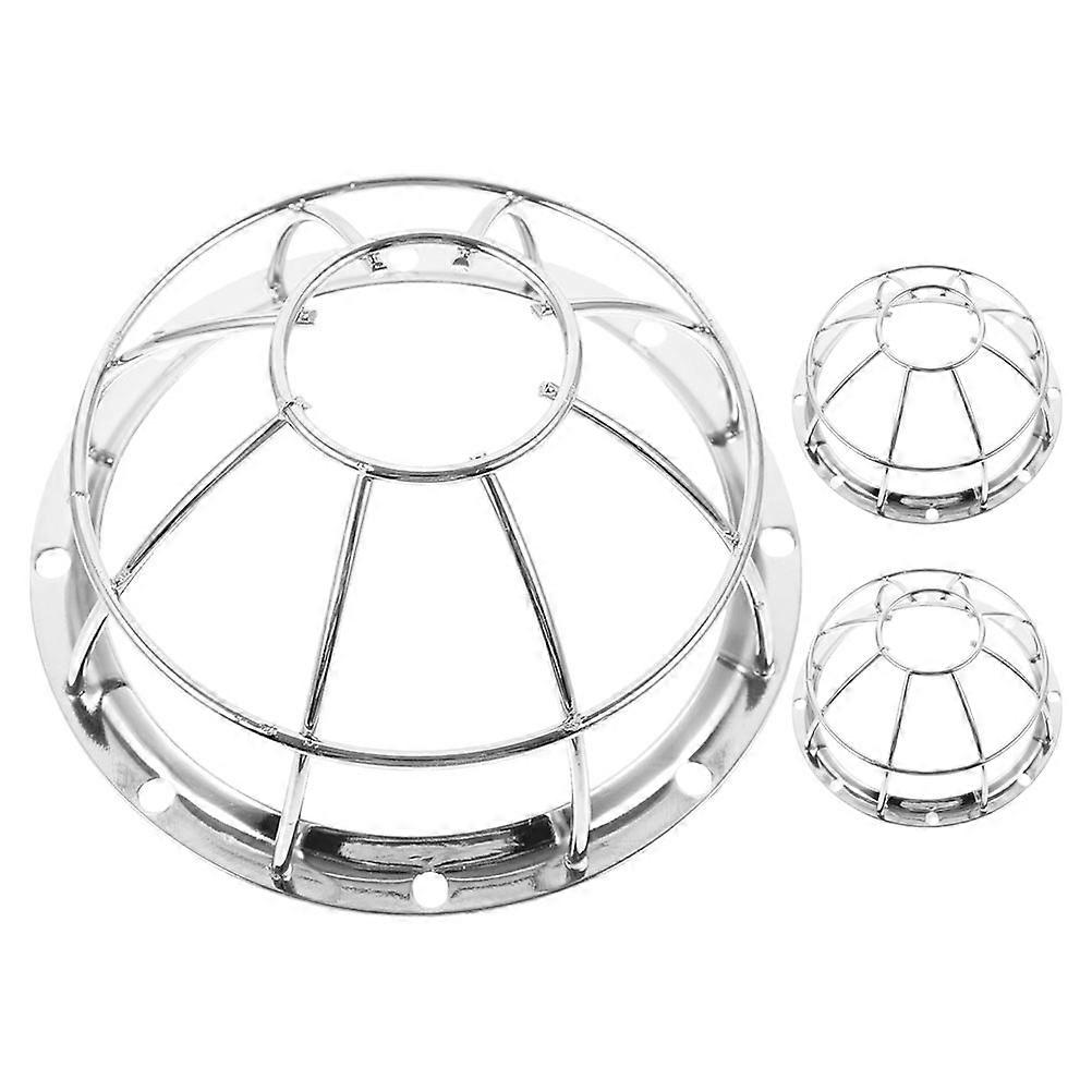 Stainless Steel Detector Covers Silver for Protection Use 3Pcs