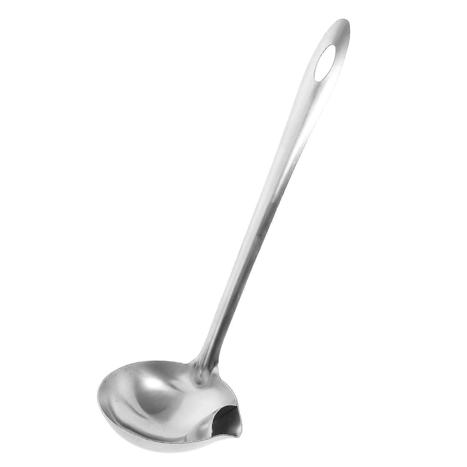 Soup Ladle Fat Separator for Cooking Use with Stainless Steel Handle